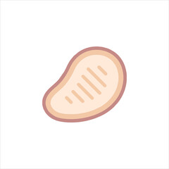 vector illustration of a human foot