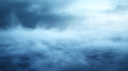 Obraz premium Misty mountain cloudscape.