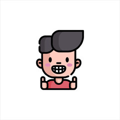 Fototapeta premium set of funny cartoon mechanic