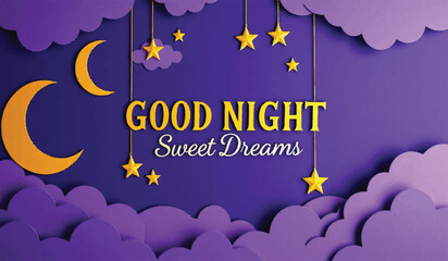 "Good Night Wishes – A Banner for Sweet Dreams"

"Good Night Wishes – A Banner for Sweet Dreams"
Good Night Sweet Dreams with Two Moons and Stars

