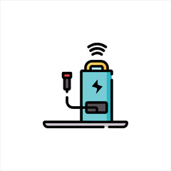 gas pump vector illustration