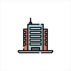 vector illustration of building