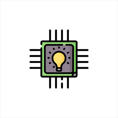 vector illustration of a computer mouse