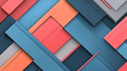 abstract geometric background with overlapping shapes in blue re
