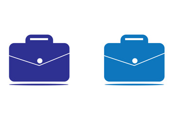 Briefcase icon vector isolated on white background. Briefcase vector icon