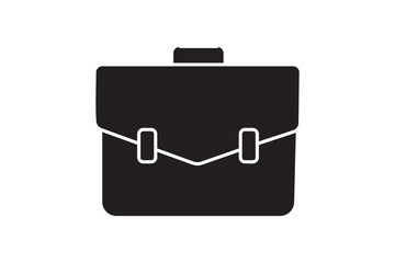 Briefcase icon vector isolated on white background. Briefcase vector icon