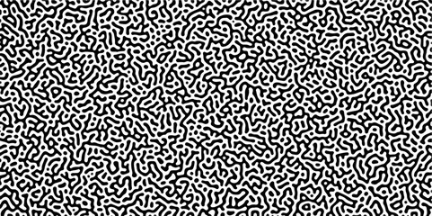 Abstract Reaction-diffusion Turing pattern natural texture gray gradient color scheme. Linear design with biological algorithm psychedelic background. Reaction-diffusion or truing patter