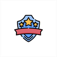 american flag button