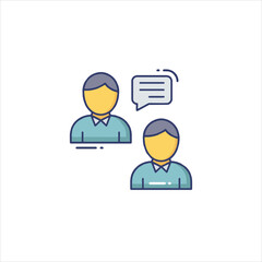 vector illustration of a man with a book