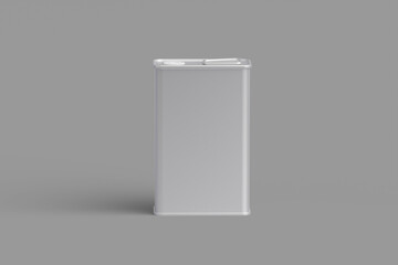 Oil Tin Mockup 1. 3D Render
