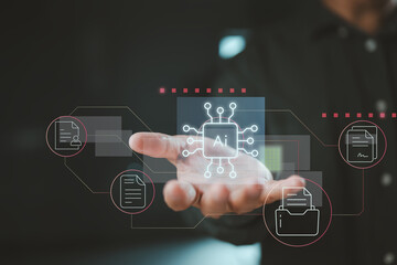 Advanced document handling using intelligent algorithms and AI networks.