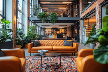 Fototapeta premium interior design trends for 2025 in various countries showcasing modern living spaces offices hotels and homes.