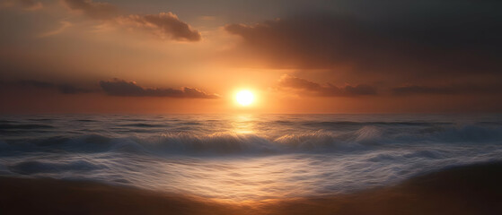 Obraz premium Sunrise over the Ocean (2)