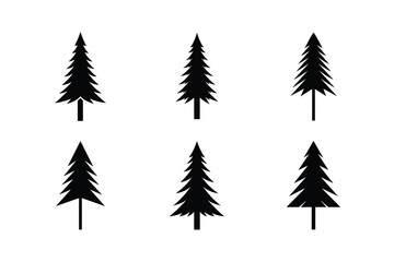 Minimal Forest Tree Icon Set