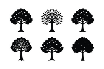 Minimalist Tree Icon Design
