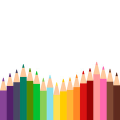 Colored Pencils Footer