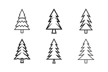 Abstract Woodland Tree Illustration