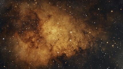 Fototapeta premium Starry sky. Space background with stars and nebula. Watercolor illustration.