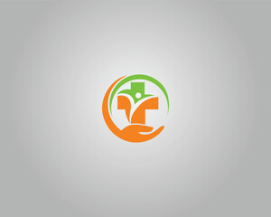 Healthcare and Medical Logo Design Modern Vector Template.