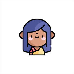 cartoon character of businessman