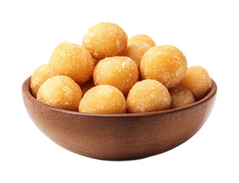 Prasad (Blessed Food Offering) for Devotional Practices - Isolated on White Background