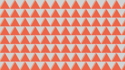 Geometric Orange Triangle Pattern Background
