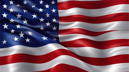 Naklejka premium USA colors, stars and stripes abstract grunge design. Independence Day modern vector background. Corporate concept american flag