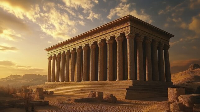 Temple of Dendera in Qena, Egypt