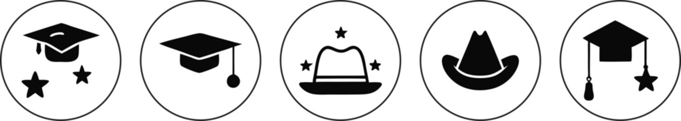 Hats icons set.eps