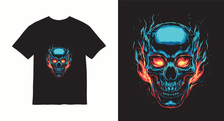 Graffiti skull graphic vector t-shirt design