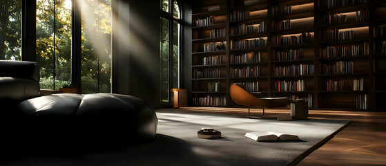 Sunlit Library Retreat (1)
