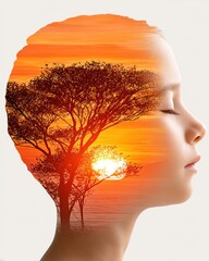 Emotional Wellness and Nature Connection in Children - A Symbolic Representation of Mental Health Awareness