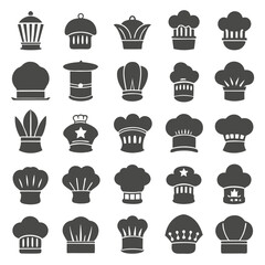  Various Silhouette Chef Hat Designs
