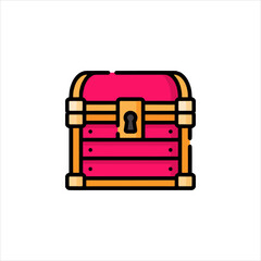 retro suitcase vector illustration