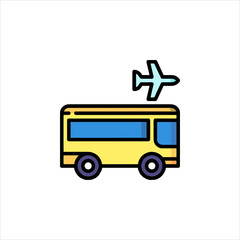 transportation flat icon vector pictogram eps 10