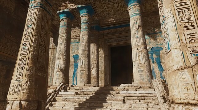 Temple of Dendera in Qena, Egypt