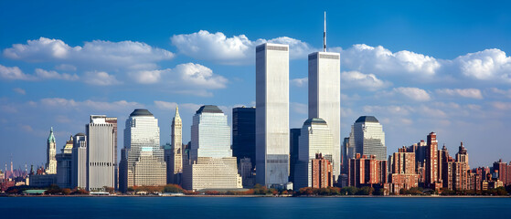 New York City Skyline Before 9/11 (1)