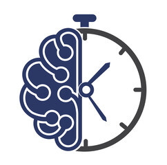 Brain Time Logo Design Template, Element Design, Vector Design