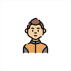 man with headphones