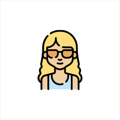 woman with a headache
