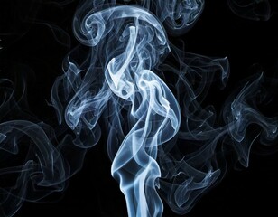 Obraz premium Abstract smoke texture on dark background