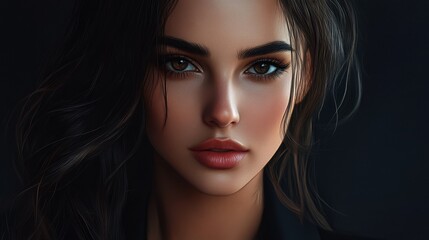 Fototapeta premium Portrait of beautyful and confident business woman