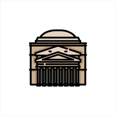vector illustration of old books