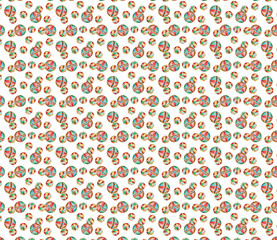 temari colorful background vector