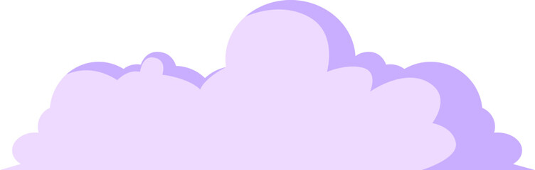 Purple Cloud Illustration