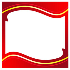 red frame transparent