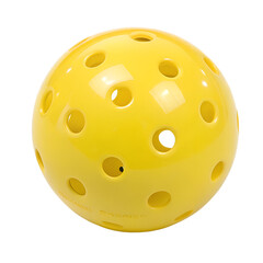 Pickleball Ball On White Background