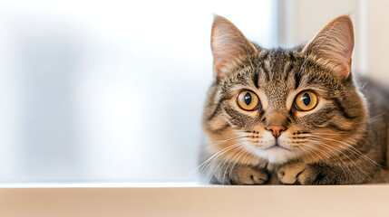 Tabby cat fur texture background. Pet hair backdrop.