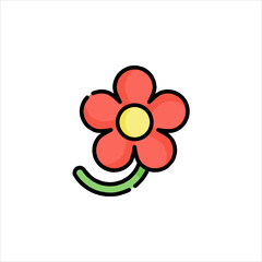 abstract flower vector illustration