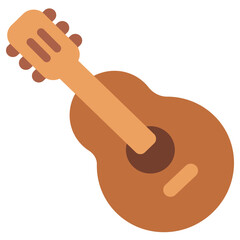 vector illustration of a guitar